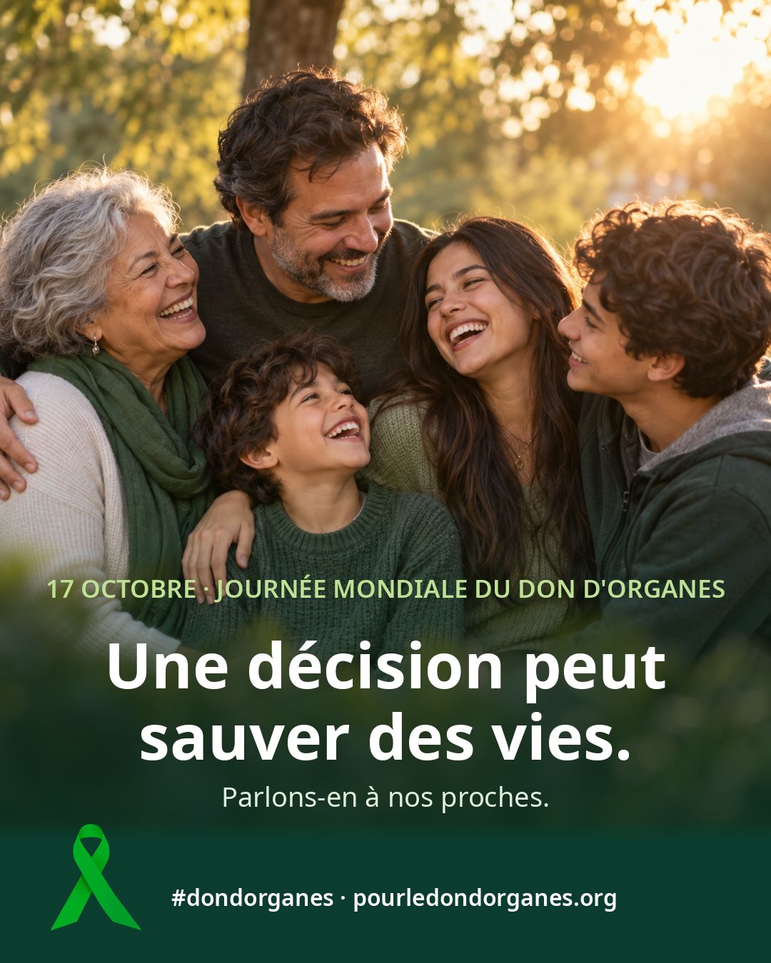 17 octobre - Journée mondiale du don d’organes - Le don nous relie