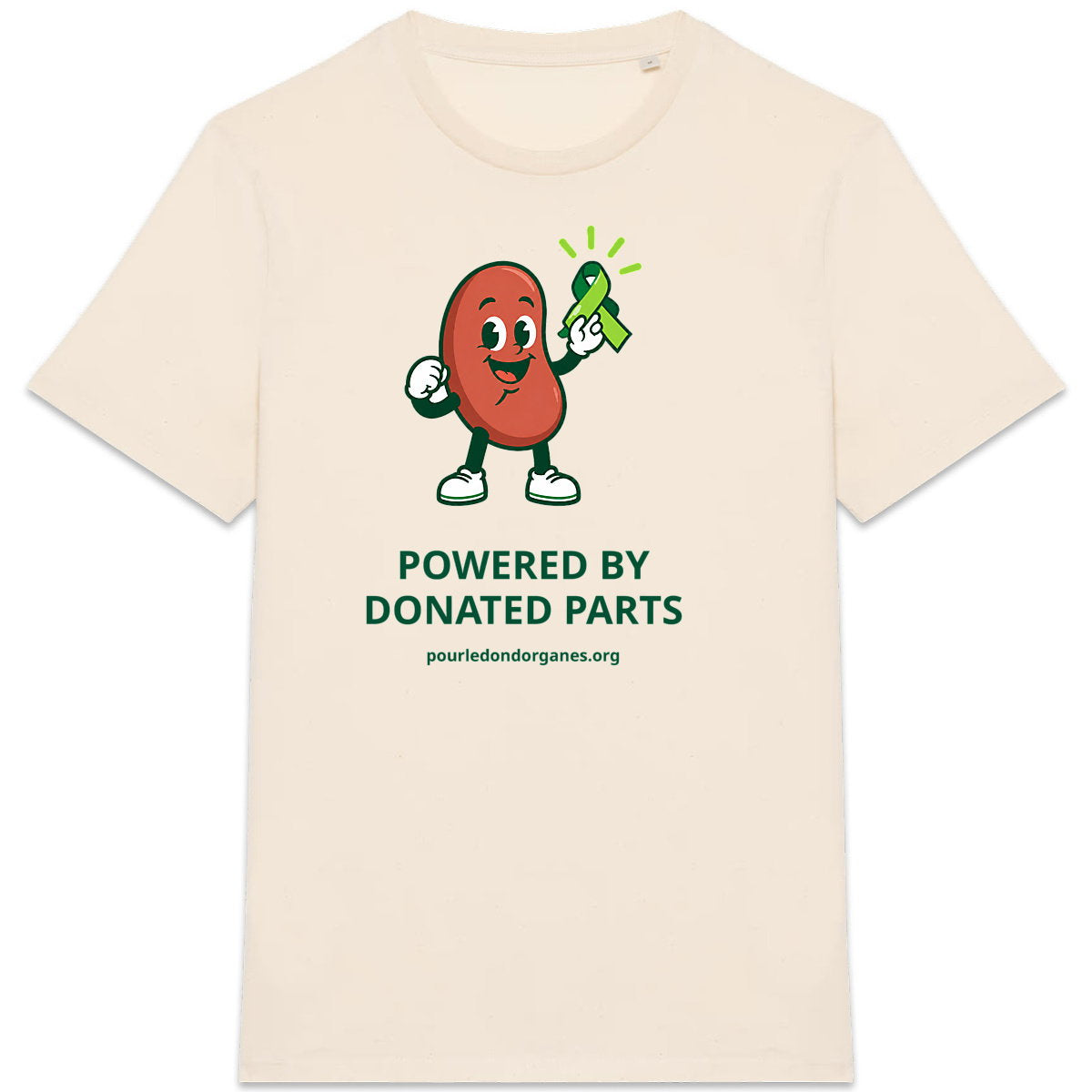 DDO - T-shirt Rein - Powered by donated parts - front_1