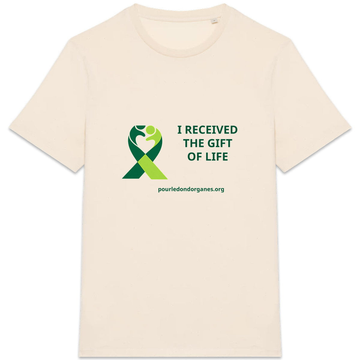 DDO - T-shirt Duo receveur - I received the gift of life - front_1